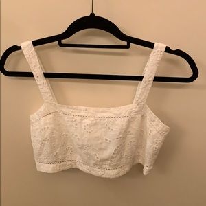 Lace crop top